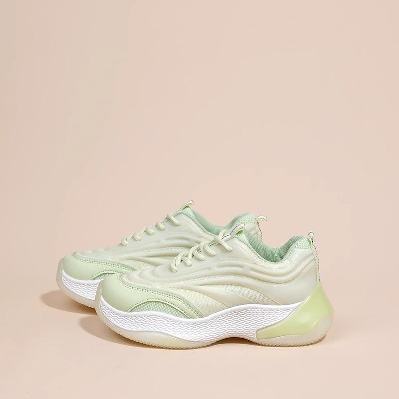 Platform Dad Shoes Women's Shoes New Spring and Autumn Student Little White Shoes Versatile Casual Sports Shoes Women