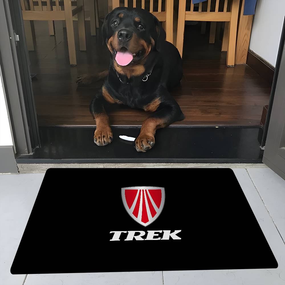 T-TREKS Bicycle Floor Mat Rectangle Anti-slip Home Soft Badmat Front Door Indoor Outdoor Mat Hotel Decor Mat