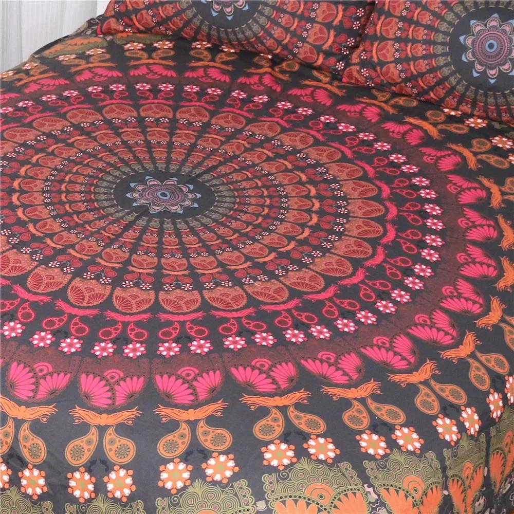 Mplusala Beding Set Soft Duvet Cover With Pilowcases Boho Bedrom Warm Comforter Set Home Double Sized Dimensions Large Home Textile Hot Drop Ship