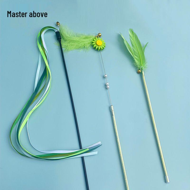 Lange Angel mit bunten Federn - Handgefertigt, langlebig und elastisches Spielzeug im Angelstil