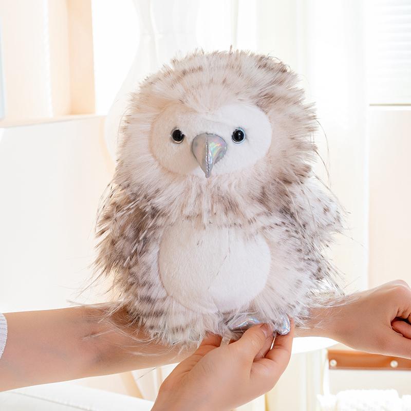 Kawaii Uil Pluche Speelgoed Zacht Simulatie Nachtvogel Schattige Pluizige Uil Knuffel Huisdecoratie Cadeau