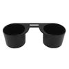 Car Interior Water Proof Console Cup Holder Insert Double Hole Holder Plastic Accessories For VW Transporter T5 2003 2004-2015