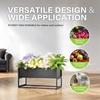 Cocoyard Elevated Planter Box - Durable Raised Garden Bed with Drainage Holes for Tall Plants Herbs and Flowers - Indoor or Out