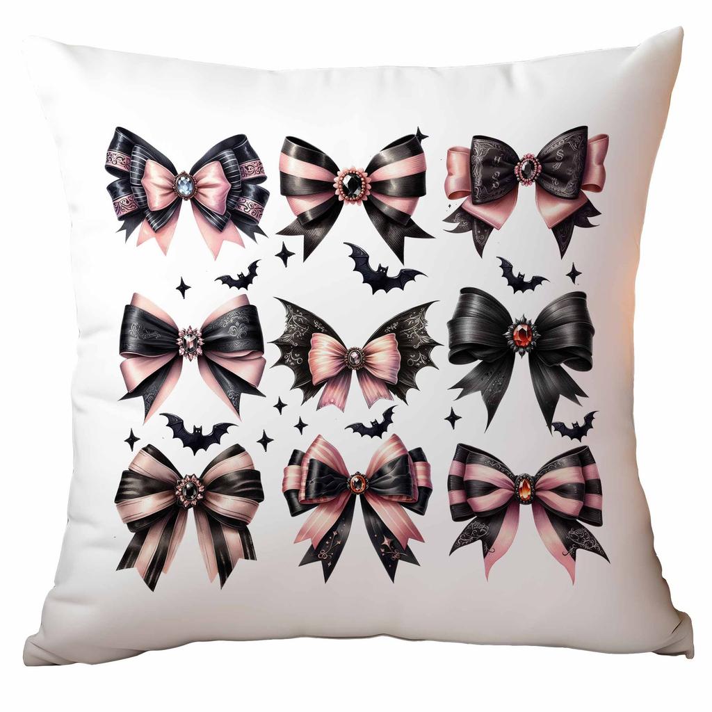 New Black Pink Halloween Pillowcase Home Holiday Decorative Cushion Pillowcase