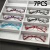 7PCS Reading Glasses Lightweight Anti Eyestrain Fashion Computer Presbyopic Glasses For Women Men