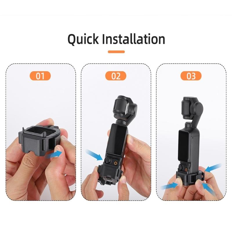 Quick Release Adapter Mount For Pocket 3 Accessories Windshield Adapter Fixed Frame Tabletop Accessories