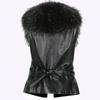 Women's Winter Style Imitation Fur Short Cardigan Collar Vest Coat