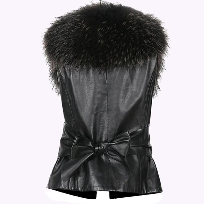 Women's Winter Style Imitation Fur Short Cardigan Collar Vest Coat