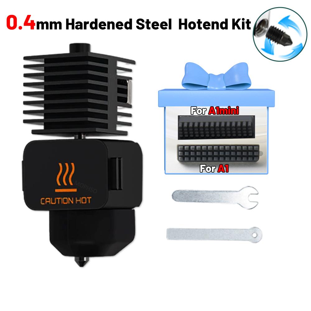 Upgrade 2.0 Hotend For Bambu Lab A1 Nozzle For Bambu Lab A1 Mini /A2L Nozzle Hardened Steel Nozzle For Bambulab A1 Hotend A1 Min