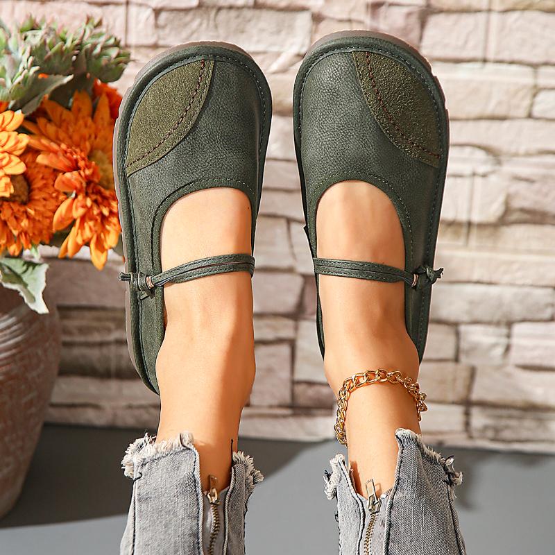 Móda 2025 Dámské Etnický Styl Mokasíny Dámské Boty Baleríny Trand t Retro Móda Bosé Pohodlné