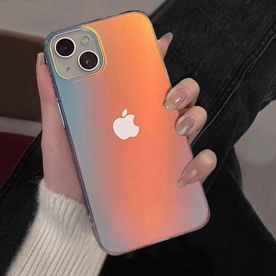 Luxury Matte Laser Aurora Phone Case For iPhone 11 Case iPhone 13 Pro Max 14 12 Pro XS Max XR 7 8 Plus SE 2020 Shockproof Cover