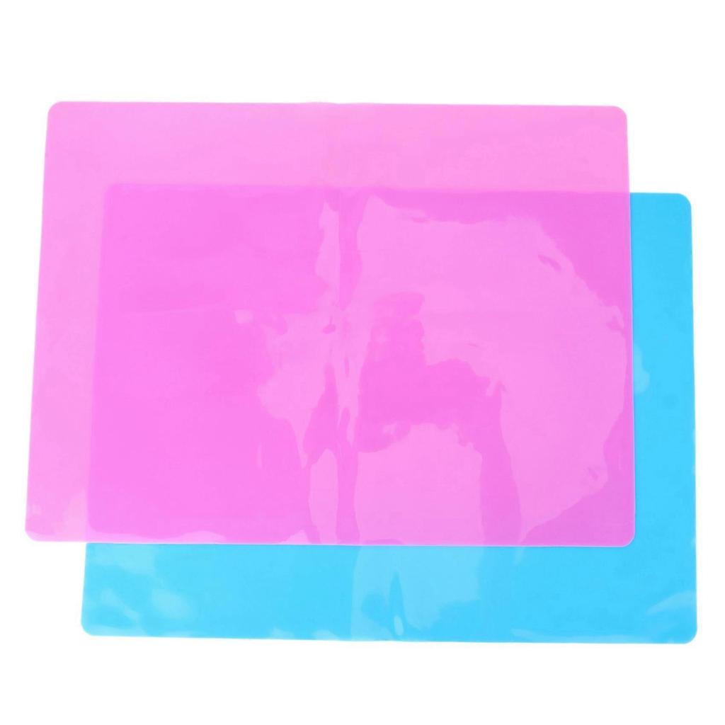 8er-Pack A3 Extra Großes Silikonblatt für Bastelarbeiten, Schmuckgussformen, Matte, Lebensmittelgeeignete Silikon-Tischunterlage, Mehrzweckmatte