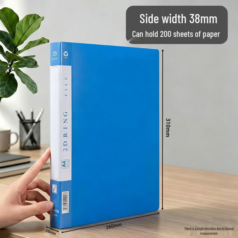 Lüwen A4 D-Ring Punch File Folder