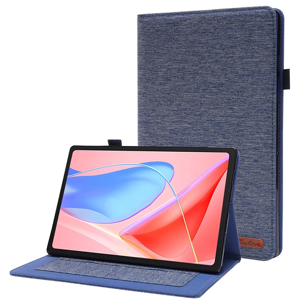 Pro Lenovo Tab 10.1 (2025) TB-311XU/Tab TB311FU Kožené pouzdro Držák na karty Látková textura Stojan na tablet Kryt