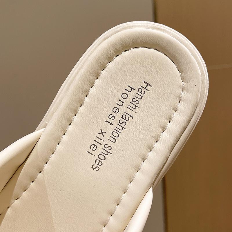 WTEMPO темпераментные тапочки с бантом на толстой подошве для женщин — фото 10