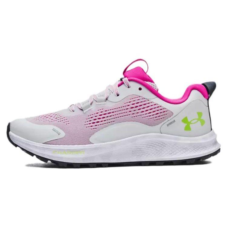 Under Armour Charged Bandit Tr 2 Comfortable Durable Mesh Low Top Casual Running Shoes Women Sneaker Gray Pink 3024191-101