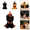 Halloween Ghost Black Cat Party Decoration Plush Toy Kids Stuffed Animal Prop Cat Doll