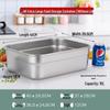 Lijia 304 Stainless Steel Rectangular Food Storage Container