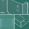 Acrylic Brochure Holder Literature Clear Flyer Display Stand Wall Mount Organizer for