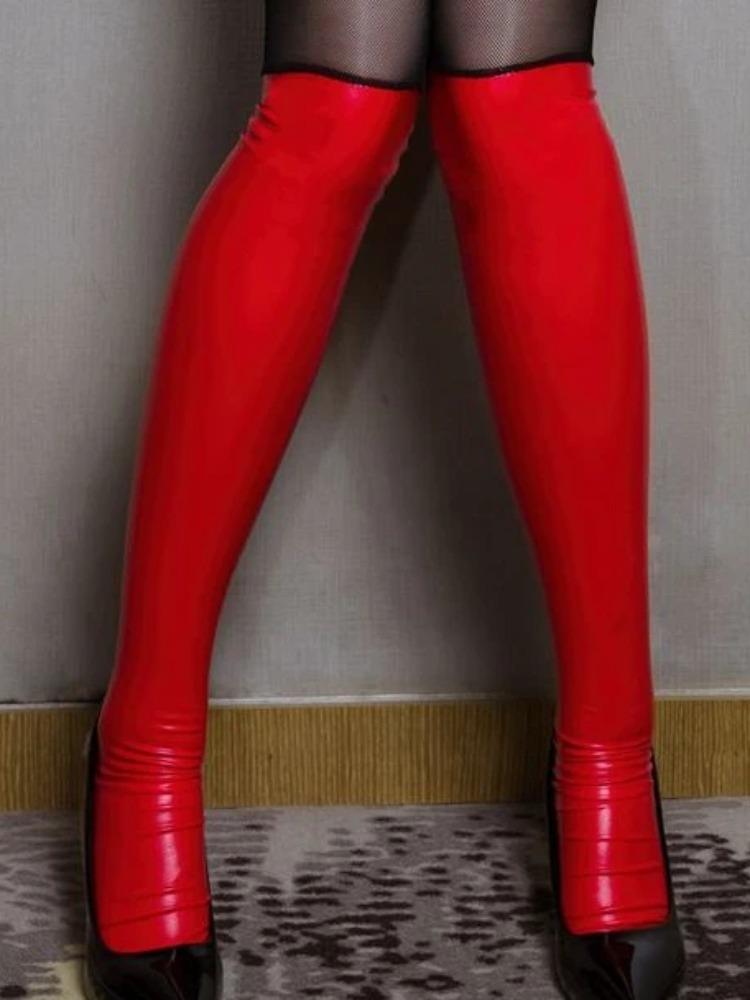 Women Dresses Sexy Lingerie Latex Daring Dress Sexy Underwear PU Leather Erotic Lingerie Dress Porno Bodysuit Women Club Wear