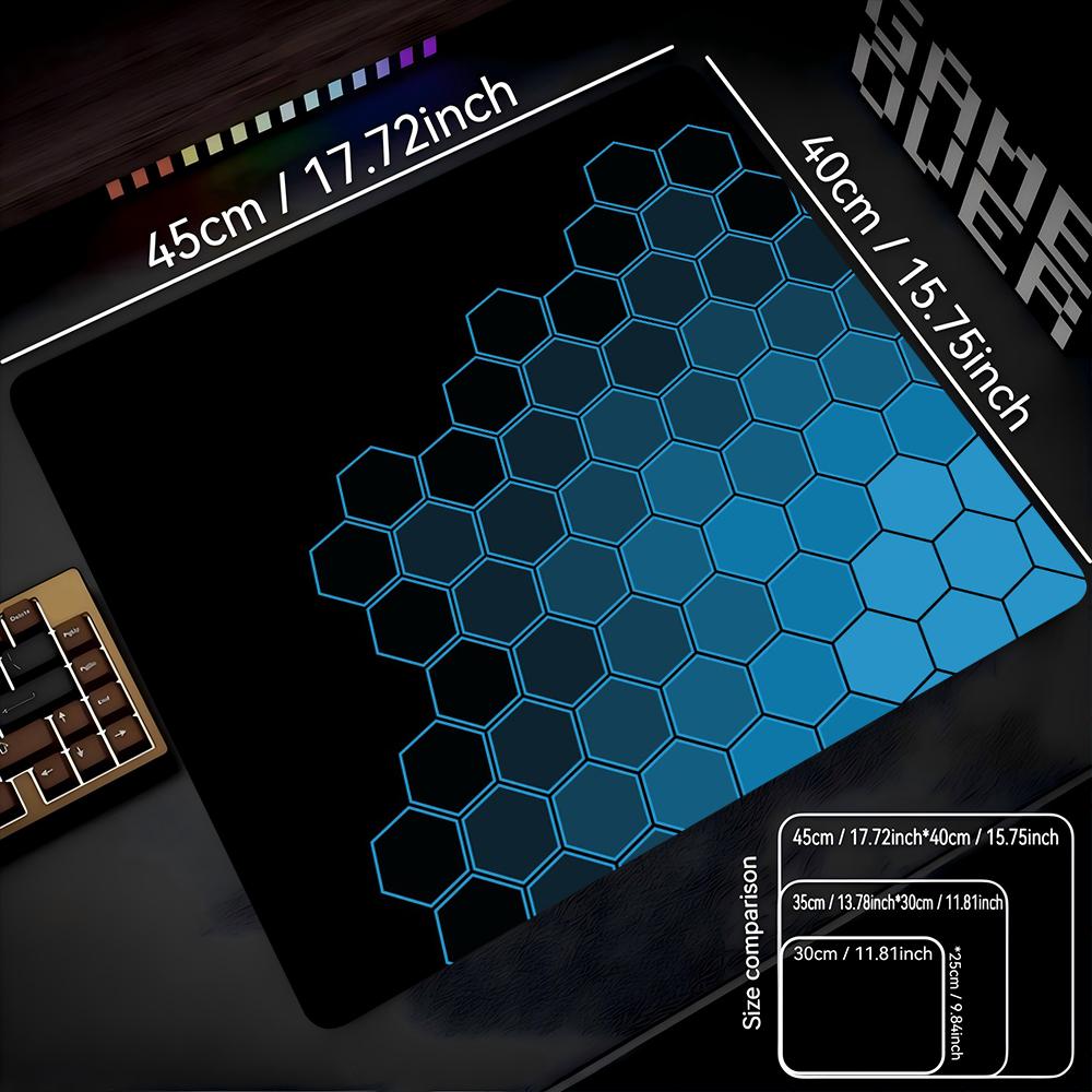 500X500 Hexagon Gaming Mouse Pad Computer Laptop Rubber Mousepad for PC Gamer Desktop Decoration Mouse Mat Deskmat Rug
