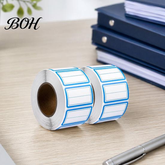 Precision Die-cut Stickers 500 Pcs Label Stickers, Color Coding Self-Adhesive Name Tags, Waterproof Handwriting Friendly Removable Labels for