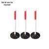 PVC Red & White Sports Training Obstacle Pole Set