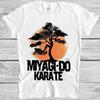 חולצת טי Miyagi Do Karate Kid שנות ה-80 אמנויות לחימה ספורט סרט מתנה מגניבה טי 2291