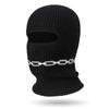 Winter Knitted Coldproof Warm Cap Women Men Masked Riding Cap