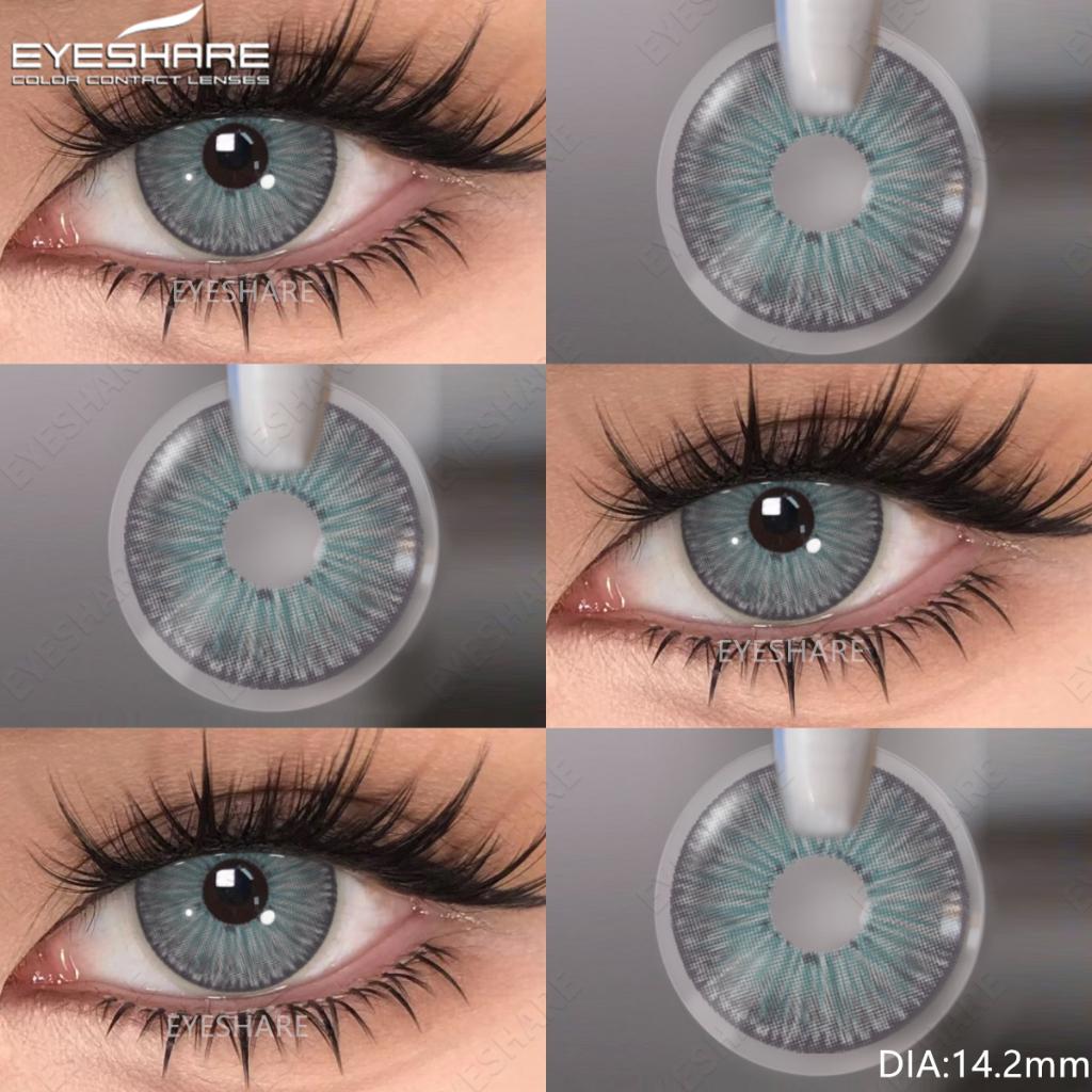 Eyeshare Colored Contact Lenses Eyes New York Pro Series 1 Pair Decoration Comestics Makeup