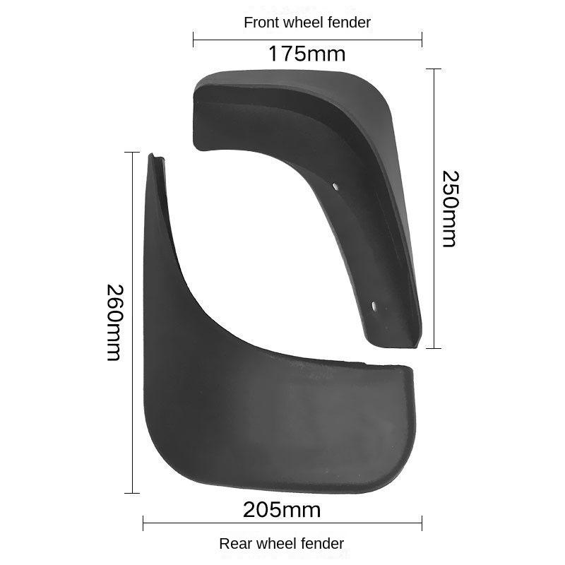 For 2004-2015 Volkswagen Touran Fender Touran Car Mud Block W