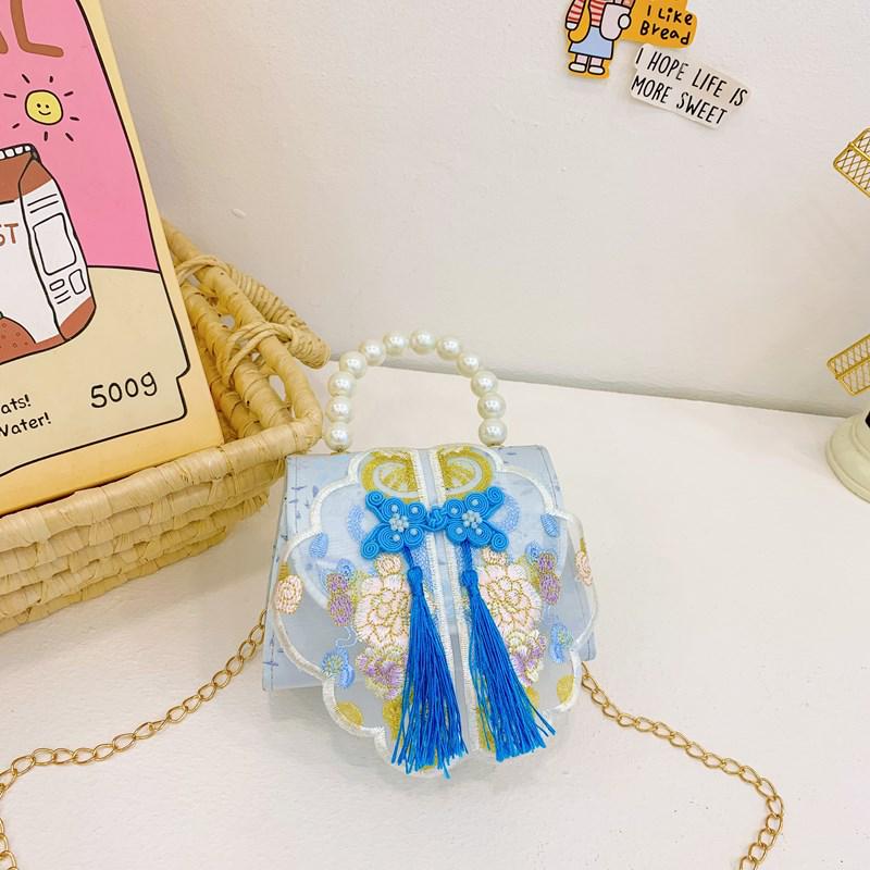 Sweet & Stylish Pearl Handbag for Girls – Cute Ancient Style Coin Purse & Crossbody Bag