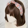 MAIA Garden Jacquard Hairband - Knotted Beige Pink