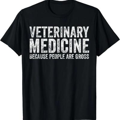 Camiseta Engraçada Veterinário Medicina Veterinária Pessoas São Nojentas