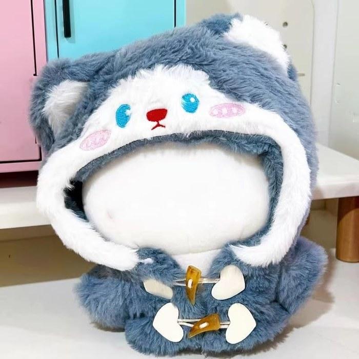 Ruokey Plush Clothing Outfit Only 15cm-20cm Doll Clothes Cute Costume Dress-Up DIY Accessories Jumpsuit Photo Road Doll Generation Clothes