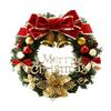 Christmas Wreath Hanging Ornament 20inch Round Multipurpose Garland Decoration for Indoor