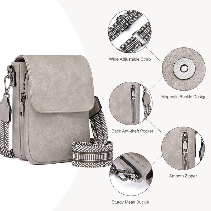 Hot Selling Fashion Versatile Messenger Bag Ladies Commuter PU Fashion Versatile Handbag Multifunctional Shoulder Bag