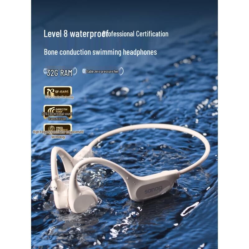 

Sainyer B60SPro Bone Conduction Open-Ear Bluetooth Sports Headset with 32GB Storage