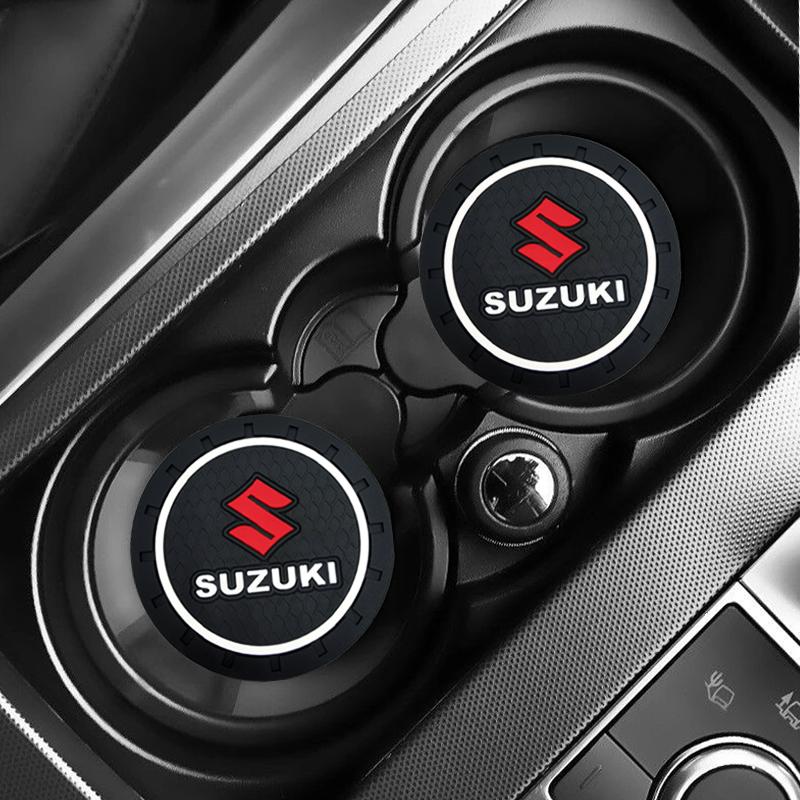 Car Cup Holder Pad Slot Non-slip Coaster Mat for Suzuki Swift SX4 Samurai Sport Jimny Grand Vitara Alto GW250 Splash Swace