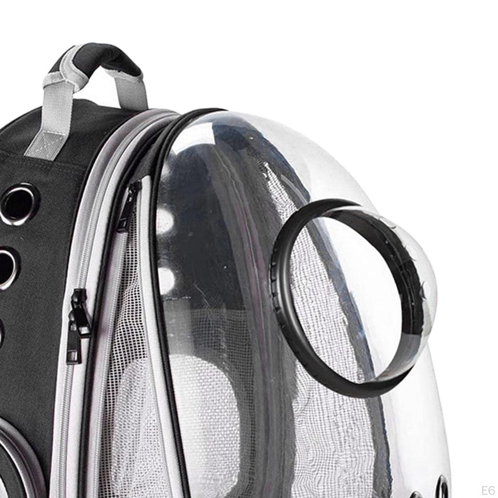 Backpack,Expandable Cat Backpack, Transparent Clear Lightweight Ventilation Pet Carrier for Small