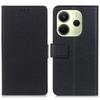 For Xiaomi Redmi Note 14 4G (164.84mm) Case PU Leather Stand Wallet Phone Cover