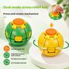 1-20PCS 3D Printed Transformable Squeeze and Spin Fidget Toy Stress Relief Ball Gyro Decompression for Adult Office Home