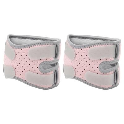 1 Pair Patella Tendon Support Sports Knee Guard Joint Protector for Men Women Running Tennis Pink