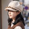 Cat Ears Newsboy Cap Japanese Style Baseball Cap Fashion Women's Beret  Autumn and Winter