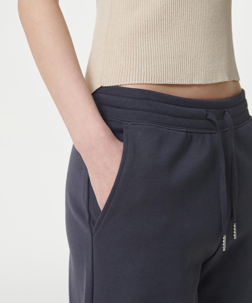 MUSINSA STANDARD WOMAN Women'S Flat Terry Wide Lounge Sweatpants [Blue Grey]