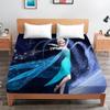 Elsa Princess Children's Bed Cover for Student Dorm Mattress