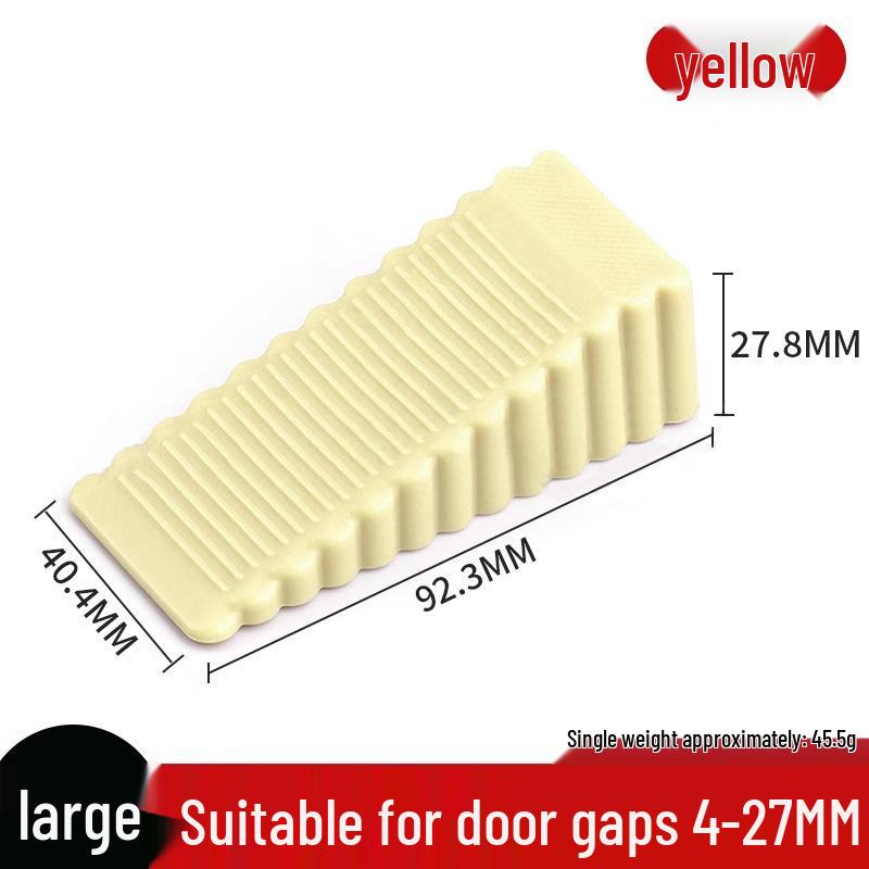 Windproof, Punch-Free Anti-Collision Door Stopper - Rubber Safety Stop for Home Doors