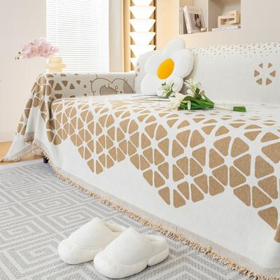 Nordic Style Cartoon Chenille Sofa Cover Cloth Anti-Scratching Sofa Cover Four Seasons Universal Sofa Towel Sofa Cover