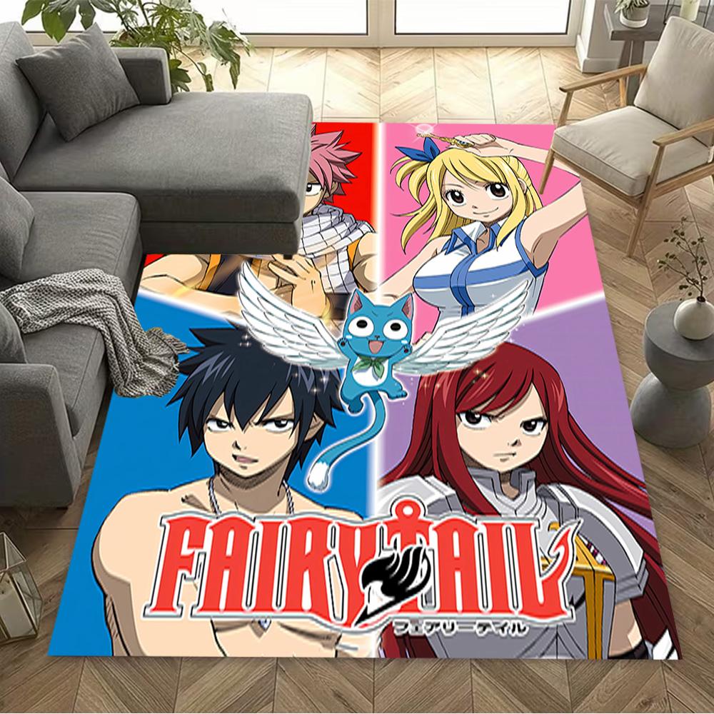 Fairy Tail Adventure Floor Rug Office Rug Design for Study Room Hallway Dormitory Foyer Anti-slip Rug Office Home Decor