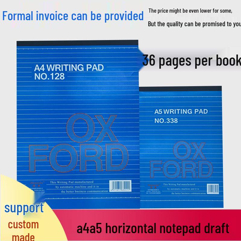 

Блокноты для записей A4 и A5 в линейку: Тетрадь, Дневник, Журнал, Черновик и Бумага для домашних заданий A5, 2-pack, 36 pages/book, 20 lines